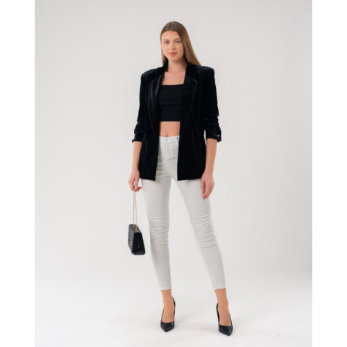 سترة مخملية نسائية Women's  Velvet Blazer