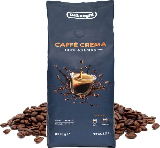 قهوة حبوب ديلونغي كافي كريمة 100% Arabica Coffee Beans Caffe Crema
