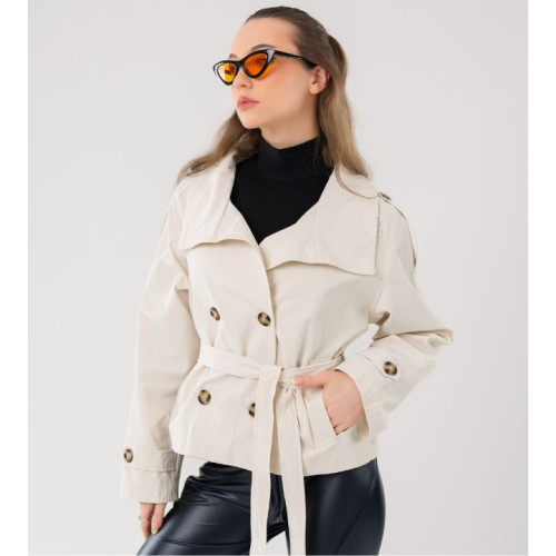 جاكيت ترنش قصير Short Trench Jacket