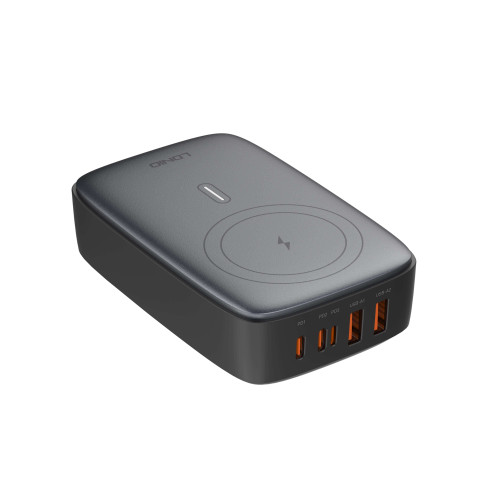 شاحن لاسكي متعدد المنافذ بقدرة 140 واط مع 5 منافذ شحن سريع /شحن  لابتوب Wall Charger 140W