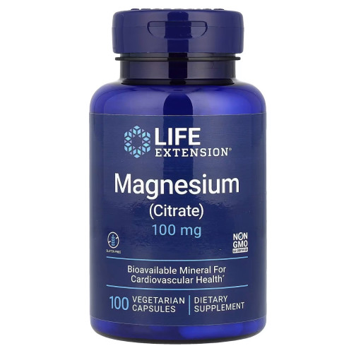 مغنيسيوم سترايت استرخاء نوم عميق وصحة العصاب والقلب Magnesium Citrate 100 mg - MADE in USA