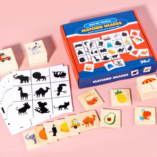 لعبة الظل والمطابقة shadow matching game