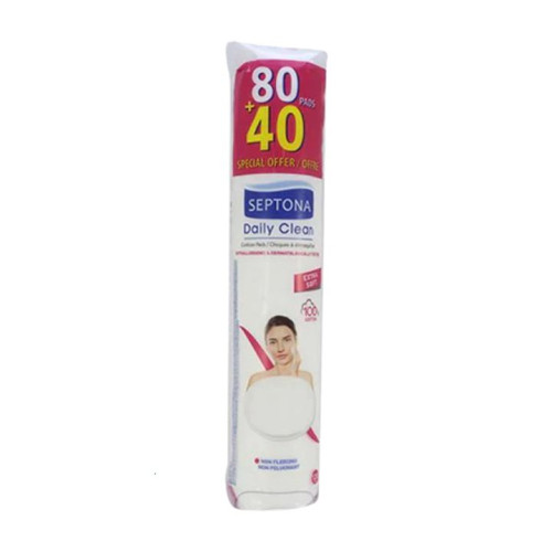 اقراص قطن لازالة المكياج 80+40 قطعة Cotton Pads To Remove Makeup 80+40 Pcs