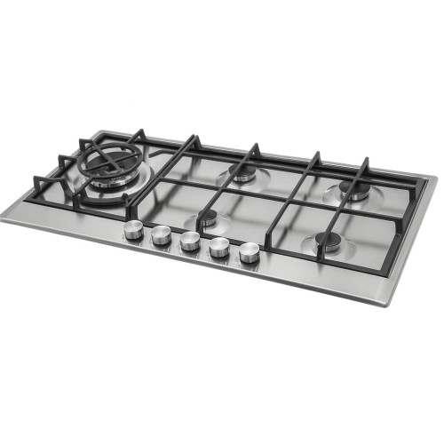 طباخ منضدي ستانلس ستيل 90X51 - عيون عدد 5 Hob Cooker 90X51 -S-STEEL- Built - In