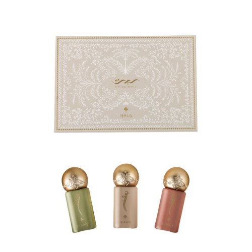 سيت زيوت عطرية ارث ابراق (جريد، نوى، عذق) 3×6 مل A Set Of Essential Oils, Arth Abraq (Palm, Kernel, Spathe) 3 X 6 Ml