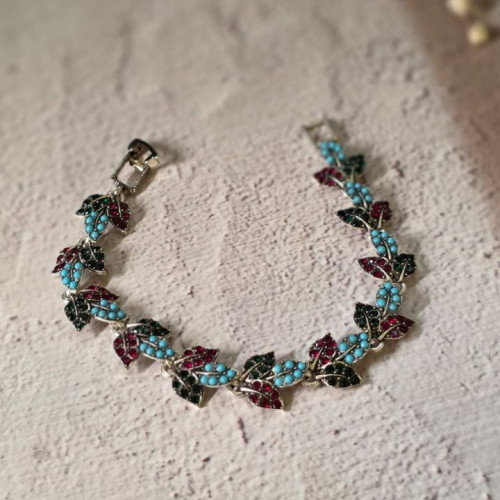 سوار نحاس مطلي بماء الفضة Silver-Plated Copper Bracelet