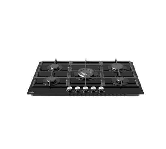 طباخ غازي (مدمج) هاير - 5 مشاعل - 90 سم ‫‪HOB-G95CST3B‬‬ GAS COOKER - ‫‪HOB-G95CST3B‬‬