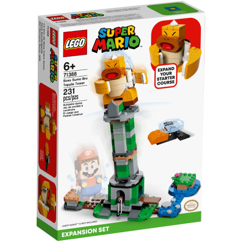 ٧١٣٨٨ ماريو بوس سومو برو طقم توبل تاور التوسعة ليغو® 71388 MARIO Boss Sumo Bro Topple Tower Expansion Set LEGO®