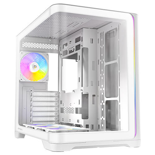 كيس حاسبة antec c5 curve ابيض case antec c5 curve argb white