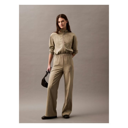 بنطلون رياضي نسائي بخصر عالٍ وقصة مستقيمة Women's Active Commute Technical Pants High-Rise Straight Leg