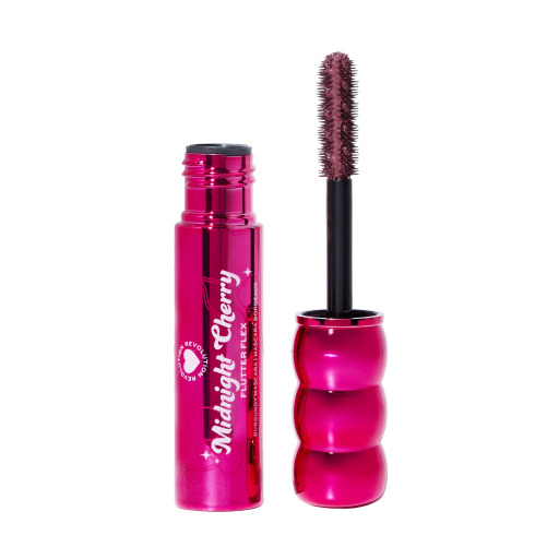 ماسكارا بلون عنابي يدوم لمدة طويلة Midnight Cherry Flutter Flex Burgundy Mascara long lasting