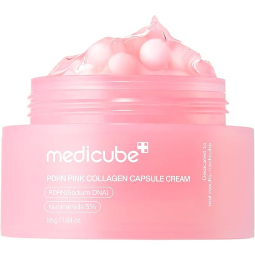 كريم كبسولات الكولاجين الوردي PDRN لشد البشرة ومضاد للشيخوخة PDRN Pink Collagen Capsule Cream Anti-Aging
