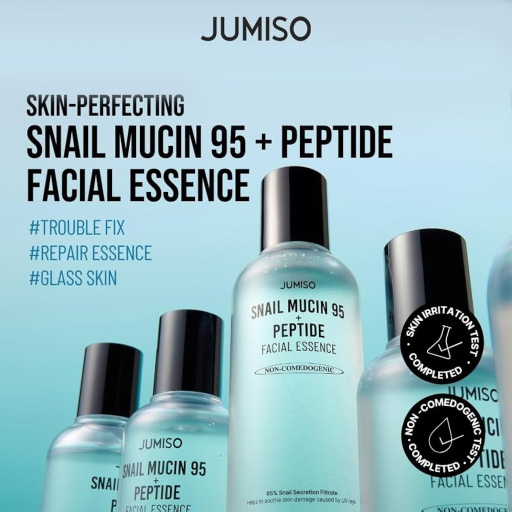 لوشن إيسنس معالج بميوسين الحلزون 95٪ و5 ببتيدات Snail Mucin 95% + 5-Peptide Facial Essence