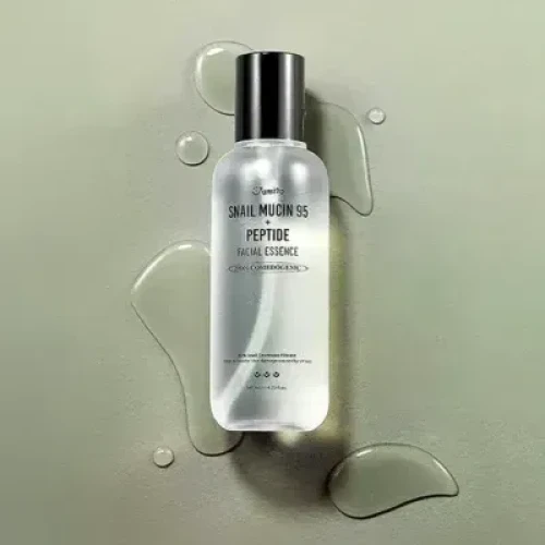 لوشن إيسنس معالج بميوسين الحلزون 95٪ و5 ببتيدات Snail Mucin 95% + 5-Peptide Facial Essence