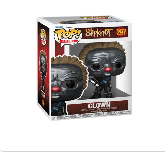مجسم فانكو بوب كلاون (المهرج) - فرقة سليب نوت (رقم 297) Funko Pop! Rocks: Slipknot - Clown #297