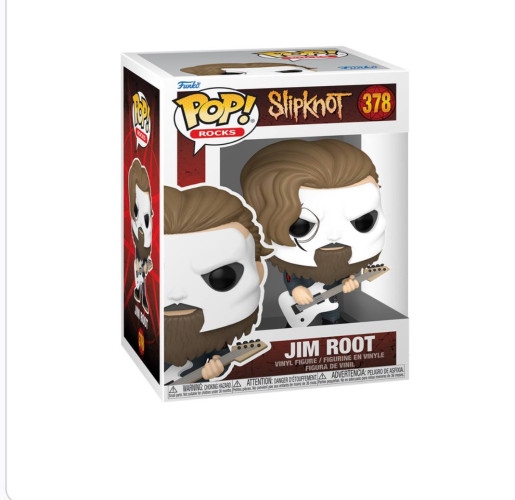 مجسم فانكو بوب جيم روت (عازف الجيتار) - فرقة سليب نوت (رقم 378) Funko Pop! Rocks: Slipknot - Jim Root #378