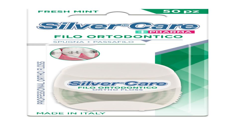 خيط اسنان  لتقويم سلفر كير Silver Care Floss Orthodontic -50pcs