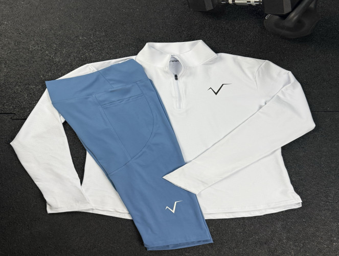 بدي نسائي رياضي Half-Zip Pullover
