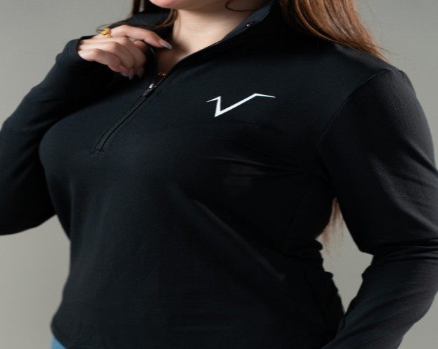 بدي نسائي رياضي Half-Zip Pullover
