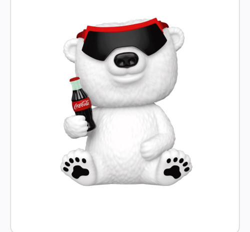 مجسم فانكو بوب إعلانات: كوكا كولا - الدب القطبي (تسعينيات) Funko Pop! Ad Icons: Coca-Cola - 90s Coca-Cola Polar Bear #158