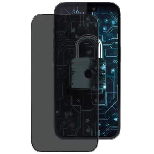 زجاج حماية برووف للشاشة خصوصية آيفون 16 بلس أسود (لاصق شاشة) "Proove Protective glass  Privacy iPhone 16 Plus black (لاصق شاشة) "