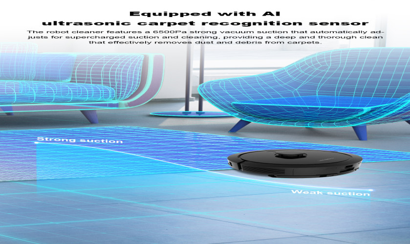 روبوت تنظيف ذكي G7 مع تفريغ ذاتي من Liectroux Liectroux G7 Self-Emptying Smart Robot Vacuum Cleaner