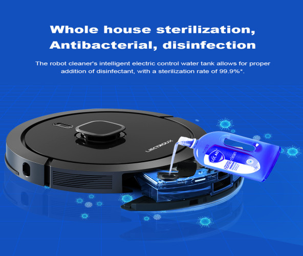 روبوت تنظيف ذكي G7 مع تفريغ ذاتي من Liectroux Liectroux G7 Self-Emptying Smart Robot Vacuum Cleaner
