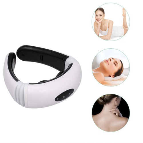 مدلك رقبة كهربائي يعمل بالنبضات مع ستة أوضاع Electric pulse neck massager with six modes