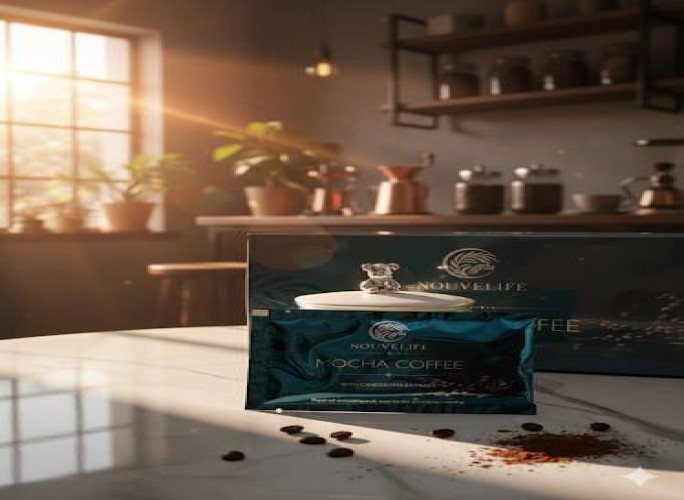قهوه موكا قهوه تكون على شكل اكياس تساعد بتنزيل الوزن Moca cofee