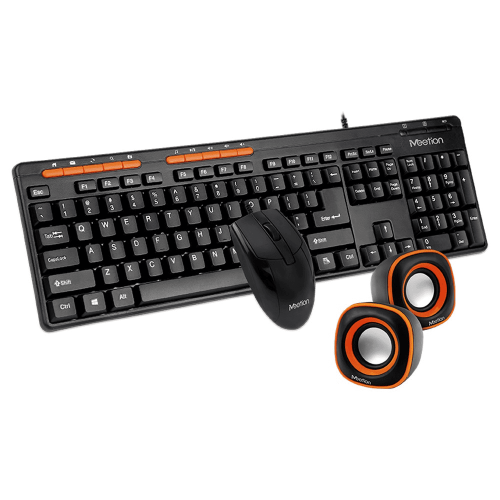 ميتشين Meetion C105 3-in-1 Desktop Multimedia Combo Keyboard Mouse Speaker
