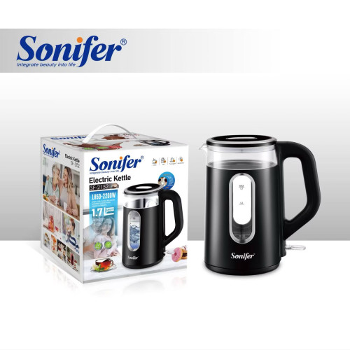 غلاية سونيفر الزجاجية الكهربائية Sonifer Electric Glass Kettle