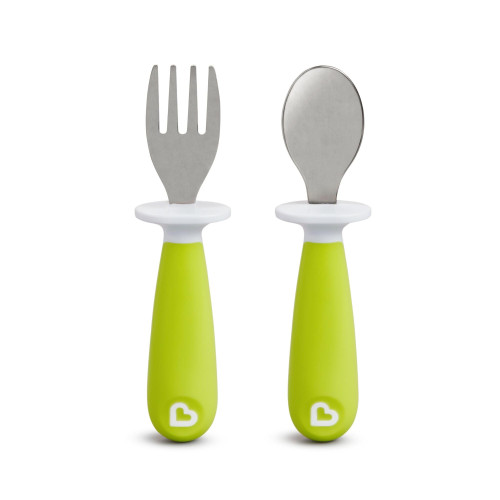 طقم شوكة و ملعقة للاطفال امن وصحي Toddler Fork Spoon Set