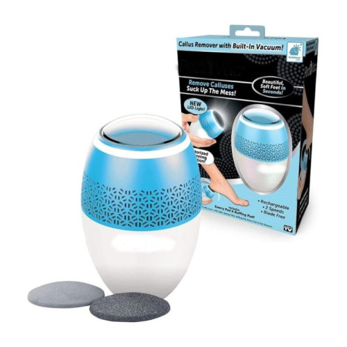 جهاز إزالة الجلد الميت وتشقق القدمين مع شفط وفلتر Rechargeable Callus Remover with Vacuum & LED Light