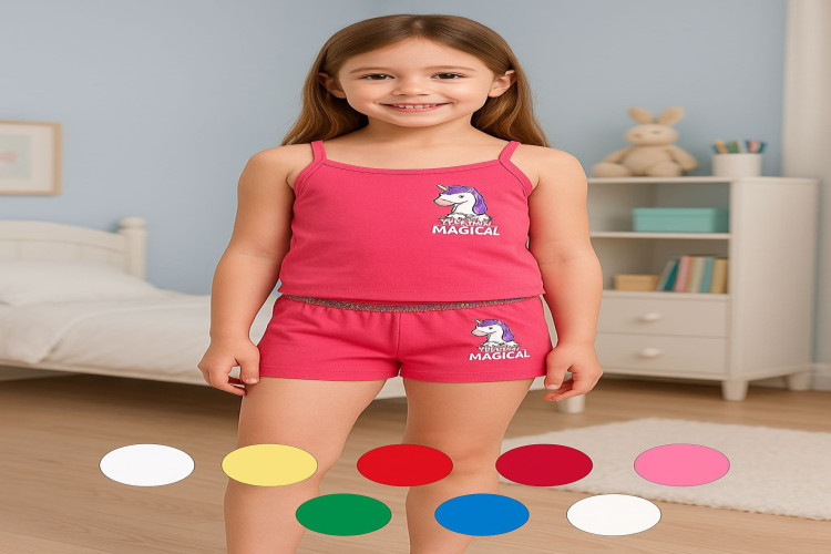 طقم بناتي هوت شورت Girls' hot shorts set