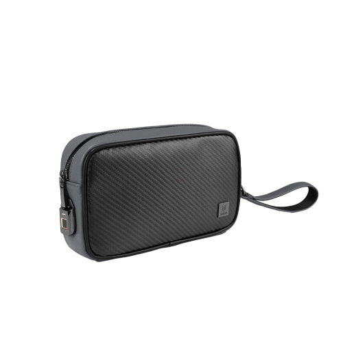 حقيبة وي-وو ماستر كاربون بقفل بصمة الإصبع الذكي WIWU MASTER CARBON FINGERPRINT LOCK POUCH