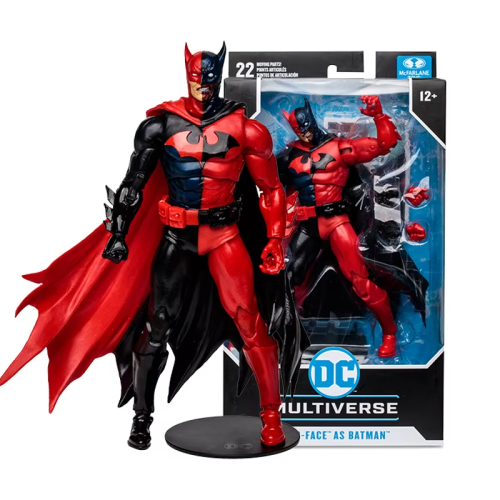 مجسم دي سي ملتيفيرس: تو-فيس بشخصية باتمان DC Multiverse: Two-Face as Batman Action Figure