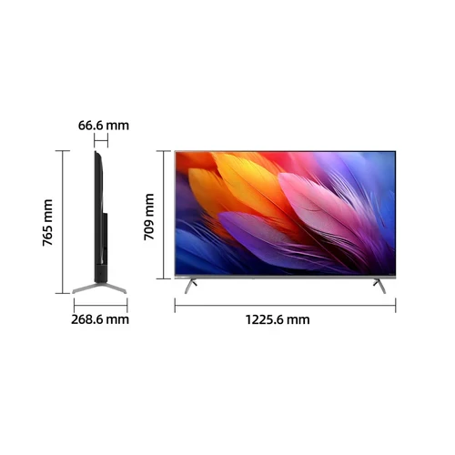 تلفزيون الذكي QLED مقاس 55 إنش – دقة 4K | Google TV | ‏DLG 120Hz | MEMC Smart TV  QLED 55 Inch 4K HDR – Google TV, MEMC, DLG 120Hz
