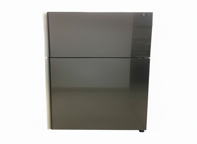 ثلاجة شارب بابين سلفر زجاج   520 لتر  , 18 قدم Double Door Refrigerator 18ft, 520 liter .