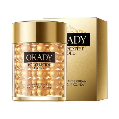 كريم أوكادي للعيون بتركيبة الذهب متعددة الببتيدات Okady Polypeptide Gold Compact