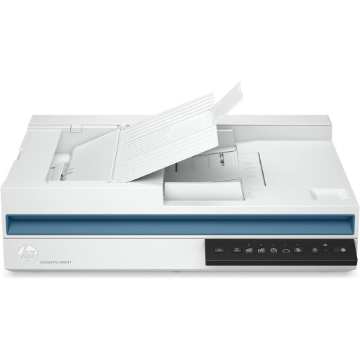 ماسح ضوئي مستندات ومسطح HP ScanJet Pro 2600 f1 A4 مزدوج الوجه HP ScanJet Pro 2600 f1 A4 Duplex Document & Flatbed Scanner – Up to 25 ppm, 600 dpi ADF & 1200 dpi Flatbed, 60-Sheet ADF