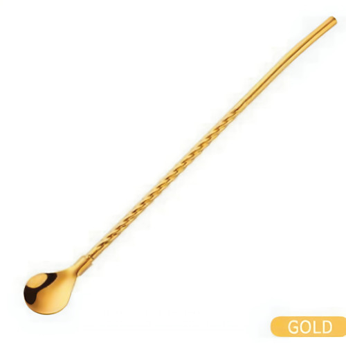 قصبة ستيل متعددة الاستخدام 2 في 1 (قصبة + ملعقة) 2 in 1 Stainless Steel Straw with Spoon