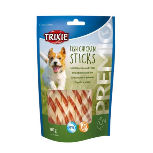 أعواد تريكسي بريميو بالدجاج والسمك للكلاب Premio Fish Chicken Sticks for Dogs