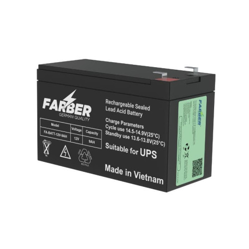 بطارية فاربر  12v/9A batt Farbee12v/9A