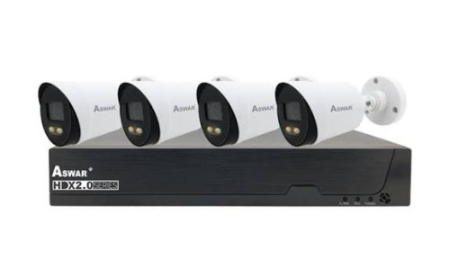 Aswar Aswar Cctv System 4 Cameras 5 Amps