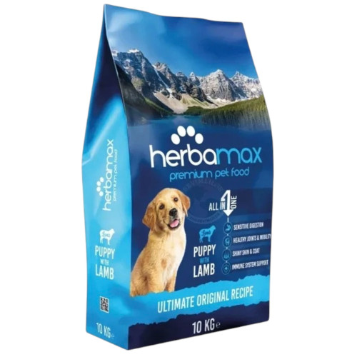 HerbaMax  بنكهة لحم الضأن والأرز، 10 كجم HerbaMax Puppy Lamb and Rice