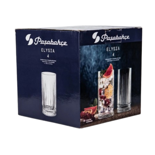سيت اقداح زجاجية 4 قطع من باشابهجة Pasabahce Glass Set