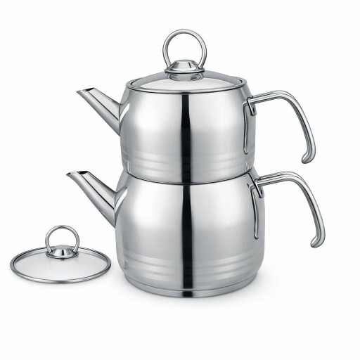 إبريق شاي مزدوج كوركماز Korkmaz Double Kettle