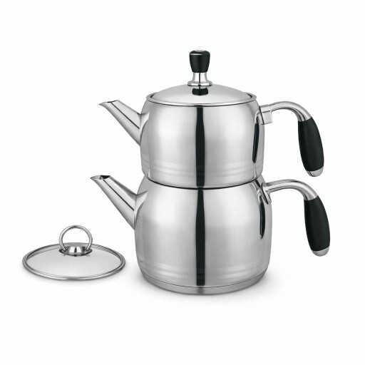 إبريق شاي مزدوج كوركماز برو Korkmaz Pro Double Kettle