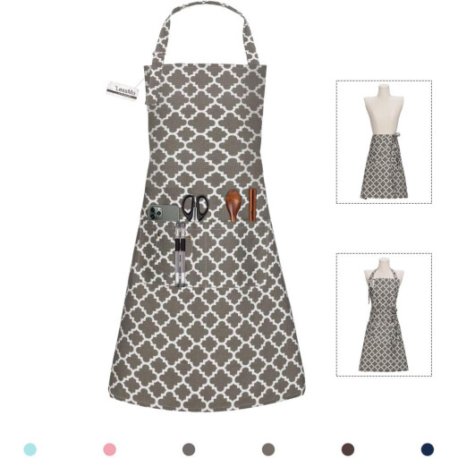 صدرية طهي LessMo للرجال والنساء بثلاثة جيوب LessMo Men's and Women's Three-Pocket Cook's Vest