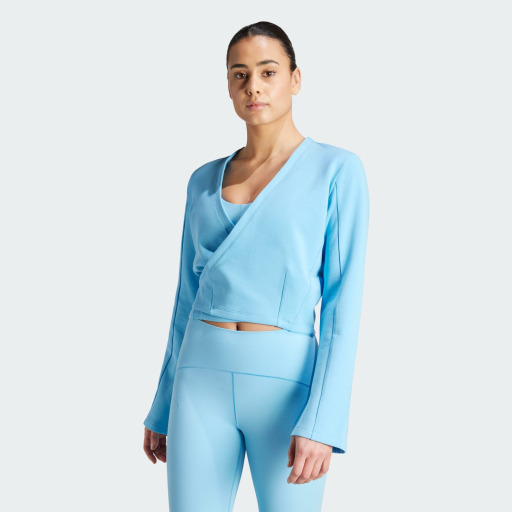 قميص يوغا نسائي رياضي بأكمام طويلة Women's Long-sleeved Athletic Yoga Top
